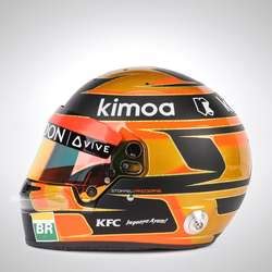 Stoffel Vandoorne 2018 Official 1 1 Replica Helmet F1 Authentics