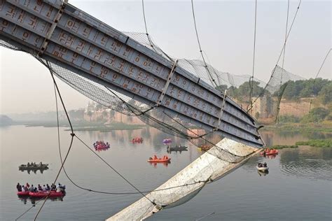 Update Jembatan Ambruk Di India Orang Tewas Wargasipil