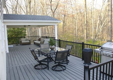 Custom Trex Deck Porch Malvern Pa Sq Ft Keystone Custom Decks