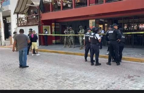 Disparan contra policías en la Quinta Avenida de Playa del Carmen hay