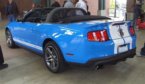 Grabber Blue 2010 Ford Mustang Shelby Convertible