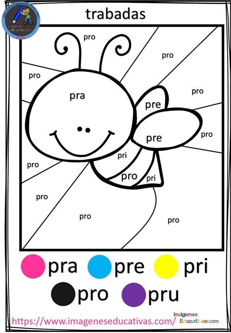 Fichas Para Colorear Por Trabadas Imagenes Educativas Silabas Trabadas Ejercicios De