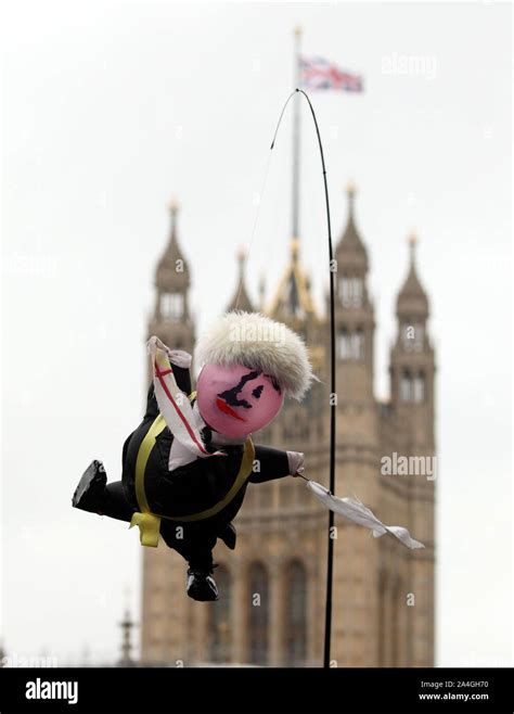 London UK 14th Oct 2019 Brexit Protests Continue As A Person Flies