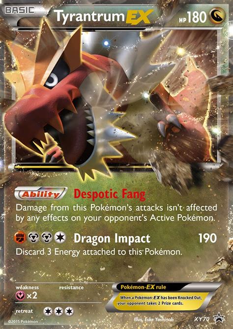 Tyrantrum Ex Xy Promos Xyp Xy Pkmncards In Cool Pokemon