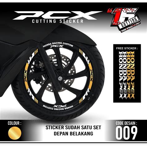 Jual Stiker Velg Pcx Lis Velg Pcx Stiker Velg Motor Pcx