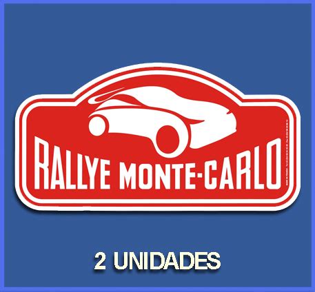 Pegatina RALLYE MONTECARLO REF DP766 Ecoshirt Pegatinas Y Vinilos