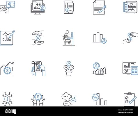 Diagnosis Line Icons Collection Evaluation Assessment Diagnosis