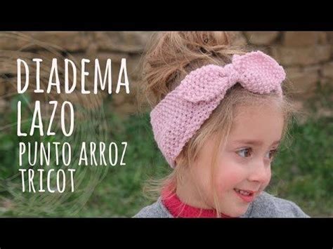 Tutorial Diadema Niña Fácil y Rápida Dos agujas o Tricot Lanas y