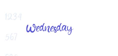 Wednesday - Font Free [ Download Now ]