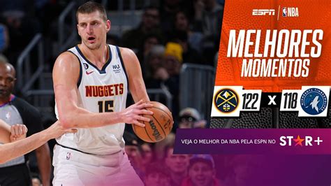 Nuggets Vencem De Virada Os Timberwolves Com Mais Um Triplo Duplo De 31 Pontos De Jokic Na Nba