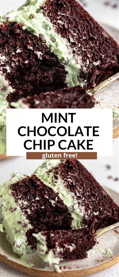 Gluten Free Mint Chocolate Chip Cake Eat With Clarity