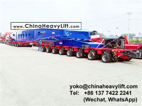 240 Ton High Girder Bridge For Nicolas Modular Trailer Multi Axles