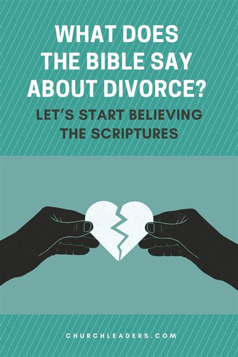 What Does The Bible Say About Divorce Lets Start Believing The