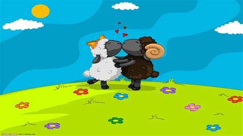 Новый 2015 год - овцы или козы, синей, деревянной.