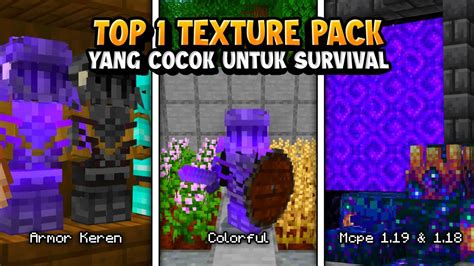 Top Texture Pack Yang Cocok Untuk Survival Mcpe Terbaru