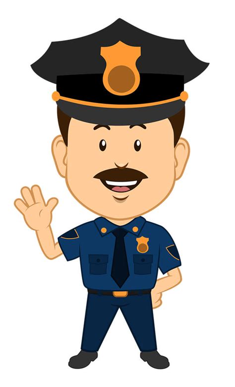 15 Free Vector Police Cartoon Clipart