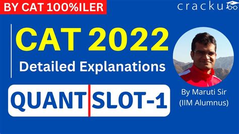 Cat Quant Slot Video Solutions With Detailed Explantion By