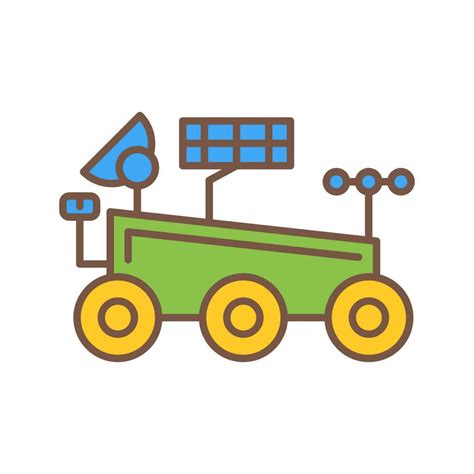 Mars Rover Vector Icon Vector Art At Vecteezy