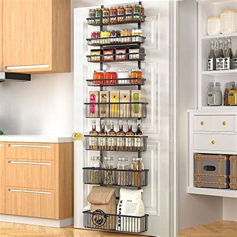 Moforoco Over The Door Pantry Organizer Pantry Door Organizer Shelves