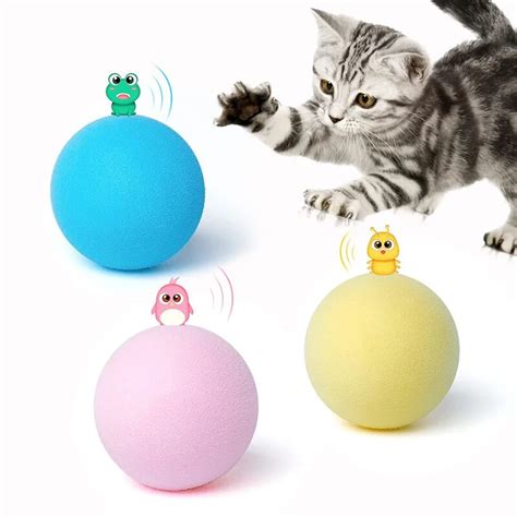 Pelota Interactiva Inteligente Para Gatos Juguete De Entrenamiento De