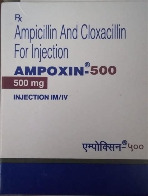 Ampicillin And Cloxacillin For Injection Mg At Rs Piece In