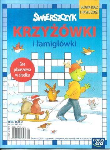 Świerszczyk krzyżówki i łamigłówki 6 2023 kupisz tanio na TanieCzytanie