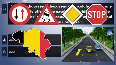 Examen Th Orique Permis De Conduire Belgique Code De La Route