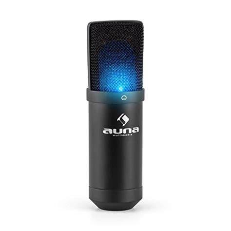 Auna Mic B Led Usb Mikrofon Hochwertiges Mikrofon