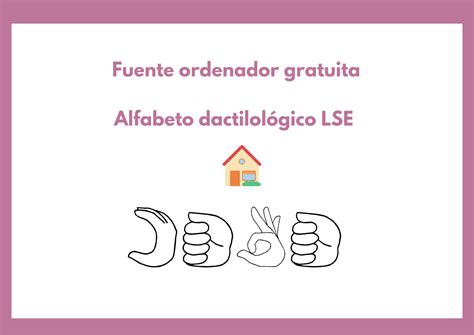 Fuente Alfabeto Dactilol Gico Espa Ol Lse Gratuita Signos Para Todos