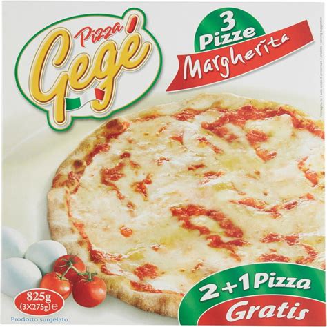 Pizza Surgelata Margherita GEGE 3 X 275 G Coop Shop