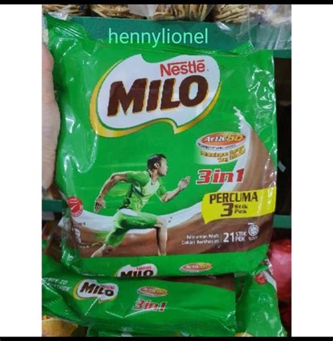 Jual Milo Malaysia 3in1 Isi 21 Sachet Di Lapak DMS 88 Bukalapak