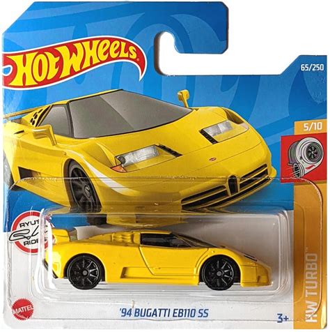 HOT WHEELS 94 BUGATTI EB110 SS HW TURBO 5 10 1 64 NOWY 13437963836