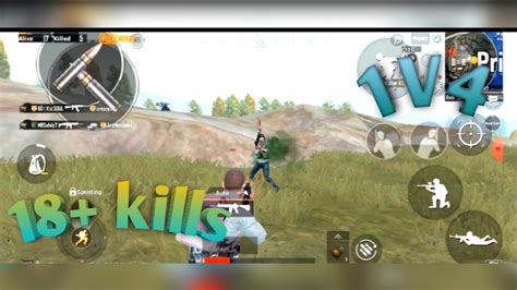 😤18 Kills Solo Vs Squad Full Rush Gameplay Pubg Mobile Kr Version Youtube