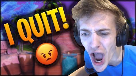 Ninja Announces He Is Quitting Competitive Fortnite Fortnite Funny