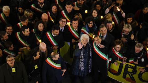 Holocaust Survivor Senator Segre Expresses Deep Sorrow At Milanese Event