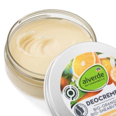 Alverde Naturkosmetik Deocreme Bio Orange Bio Sheabutter Ml