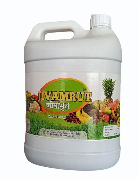 Bio Tech Grade Liquid L Jivamrut Organic Fertilizers Manure Fruits