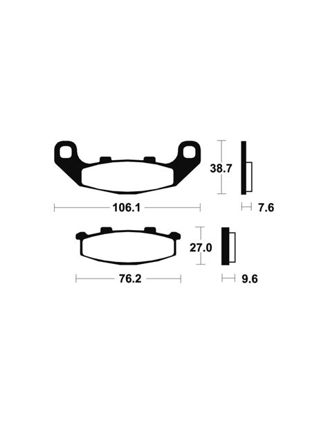 Plaquettes De Frein Tecnium Performance M Tal Fritt Mf