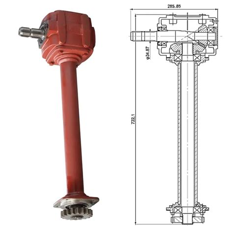 Pto Driven Rotary Cultivator Gearbox For Soil Health Improvement