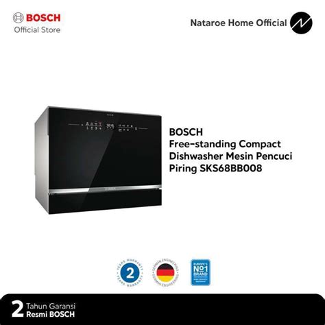 Jual Bosch Free Standing Compact Dishwasher Mesin Pencuci Piring