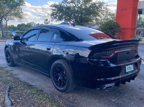 2018 Dodge Charger Sxt Plus With 18x8 Cratus Cr105 And Goodyear 235x55 On Stock Suspension