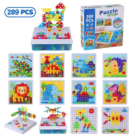 Jeu De Construction En Mosa Que En Pour Enfants Puzzle D Vis