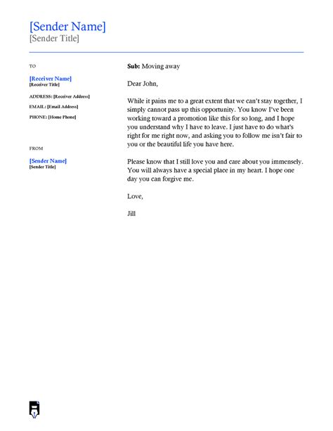 6 Break Up Letter Templates Wording Examples