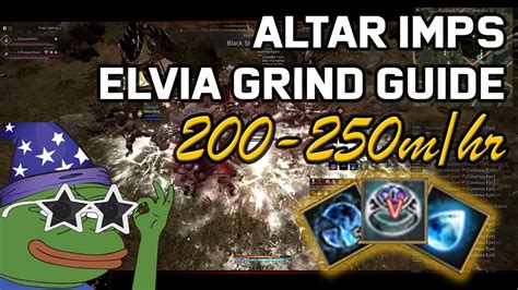 Bdo Altar Imps Elvia Grind Guide Youtube