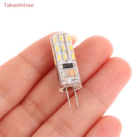 Takashitree หลอดไฟสปอตไลท์ Led G4 15w Ac220v 3014smd ซิลิโคน ประหยัด