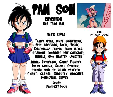 Dbz Teen Pan Redesign By Zulema On Deviantart