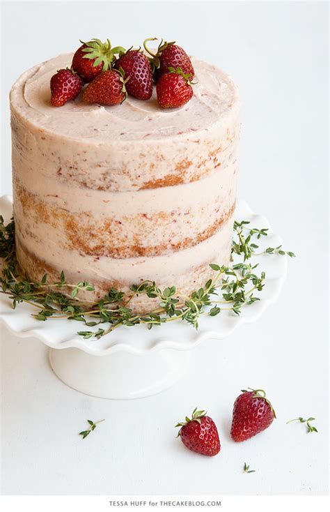 Strawberry Thyme Cake | The Cake Blog