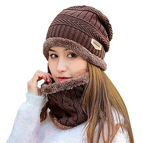 Conjunto De Gorro Bufanda Frío Unisex VERALY