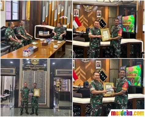 Foto Potret Pertemuan Kopka Azmiadi Dengan Kasad Dudung Langsung