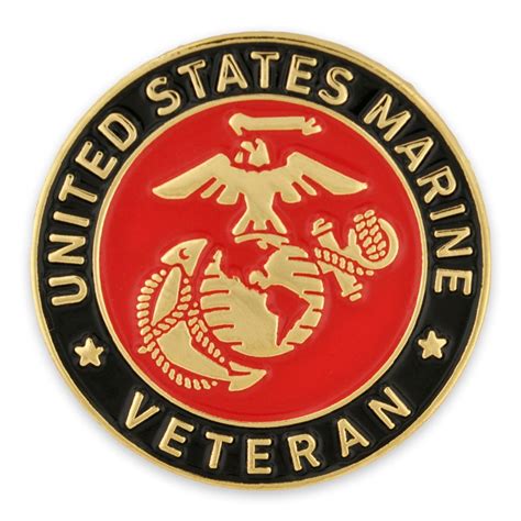 U S Marine Corps USMC Veteran Military Enamel Lapel Pin Walmart